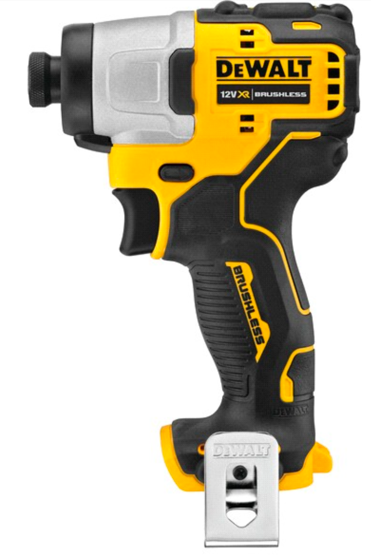 DEWALT 12V MAX Brushless 1/4in 6mm 163Nm Cordless Impact Driver (Bare)