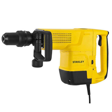 STANLEY 1600W SDS MAX DEMOLITION HAMMER, 12 CHISEL POSITION, 900 TO 1890 BPM IMPACT RATE