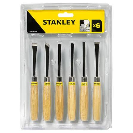STANLEY CARVING TOOL SET (6 PCS)